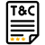 Terms and conditions Logo